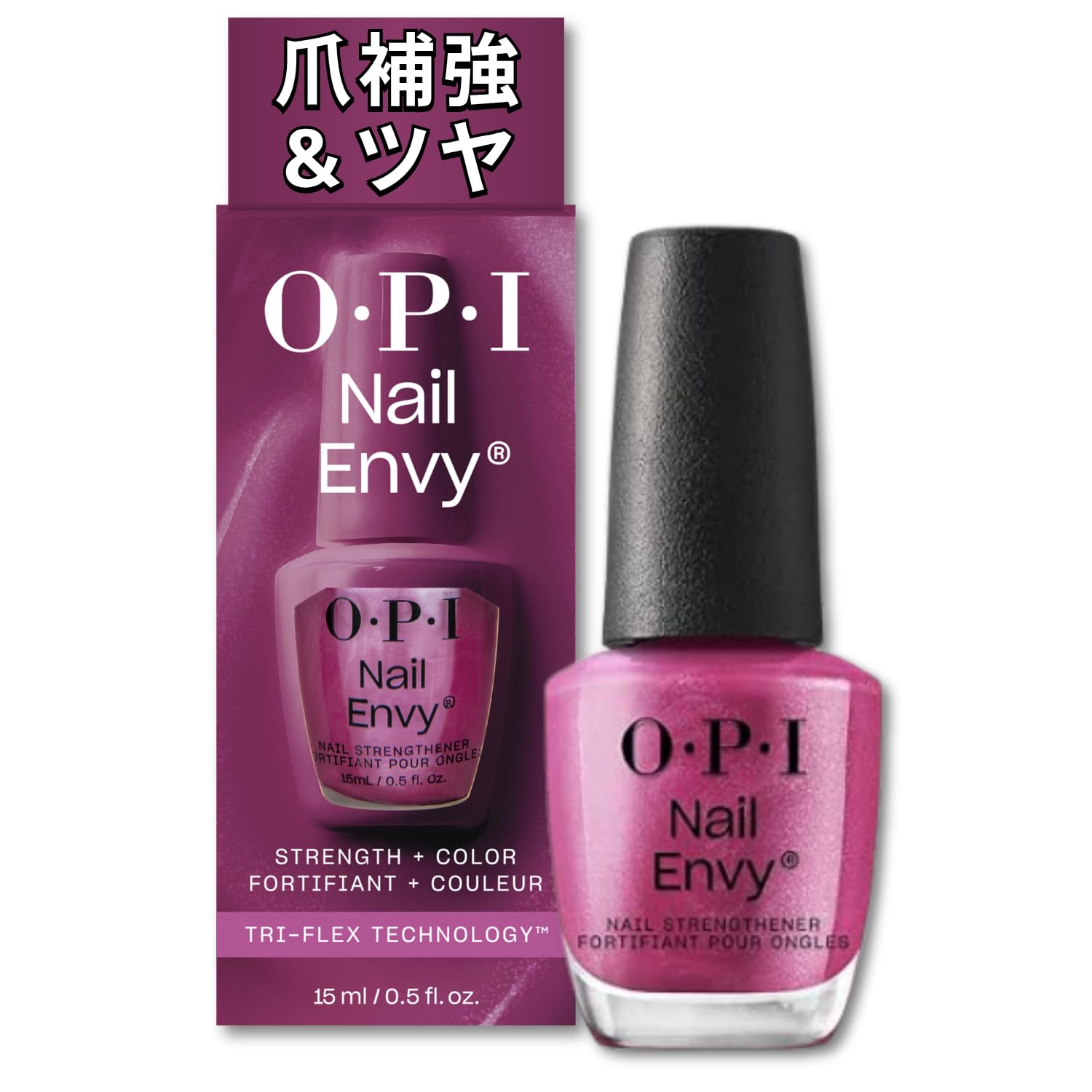 Amazon.co.jp: OPI(オーピーアイ) 爪補強コート ピンク パール 15mL
